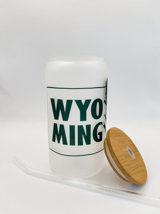 Wyoming Frosted Glass Cup