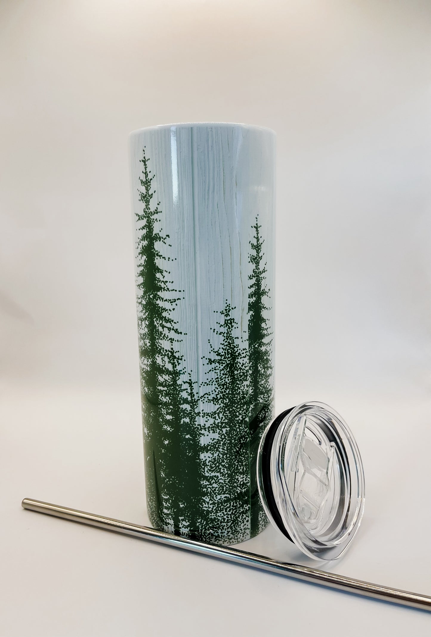 Rustic Pinetree Forest Tumbler