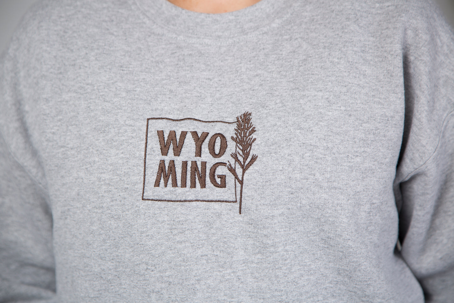 Wyoming Crewneck with Indian Paintbrush