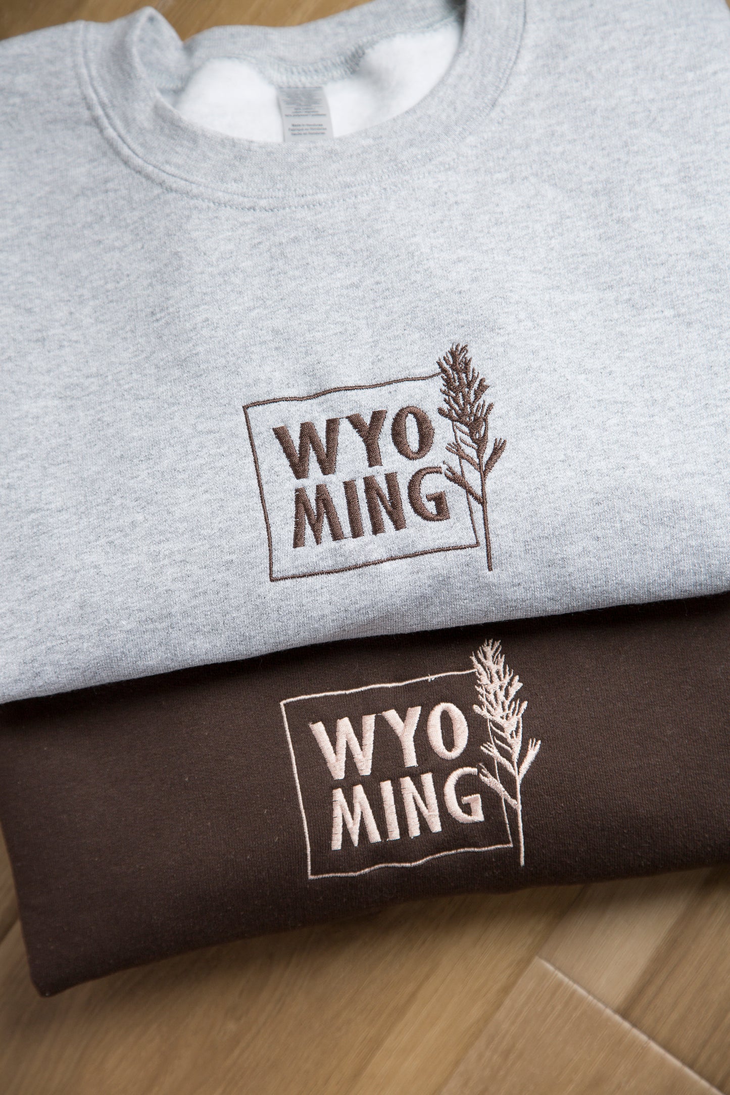 Wyoming Crewneck with Indian Paintbrush